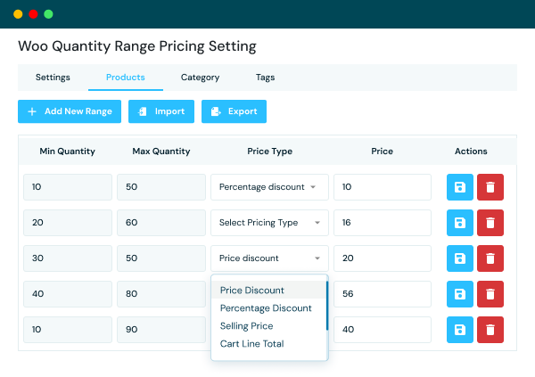Easy Product Quantity Control