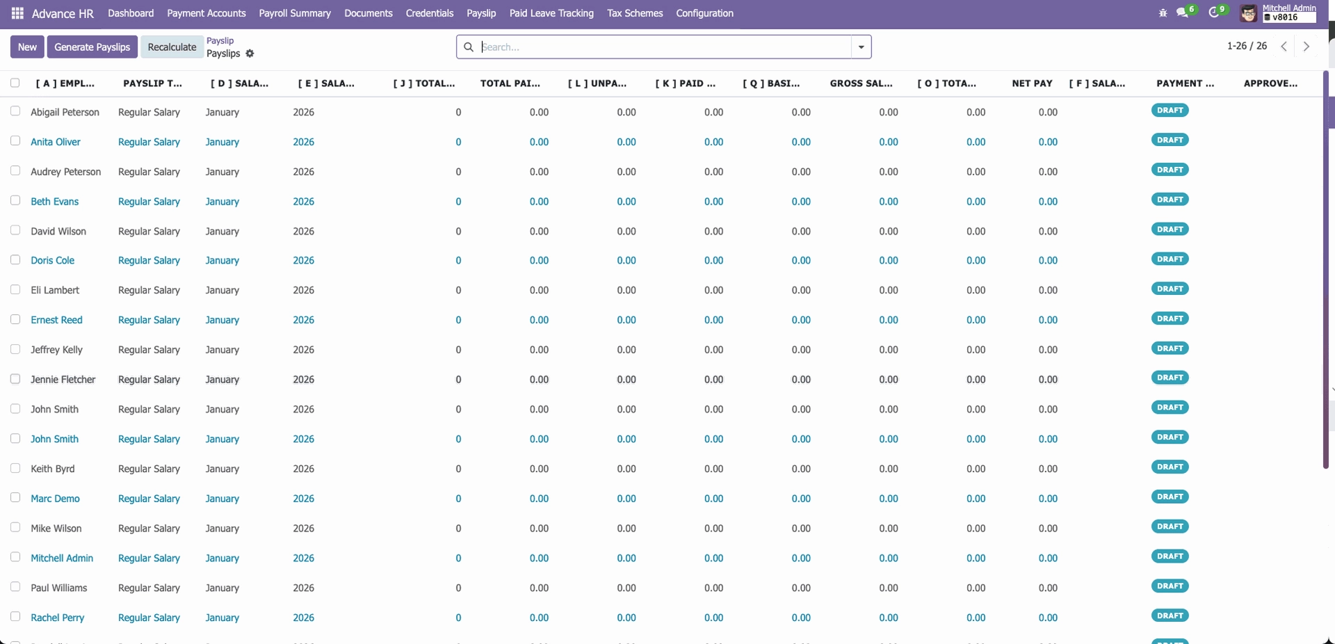 Payroll Processing Controls