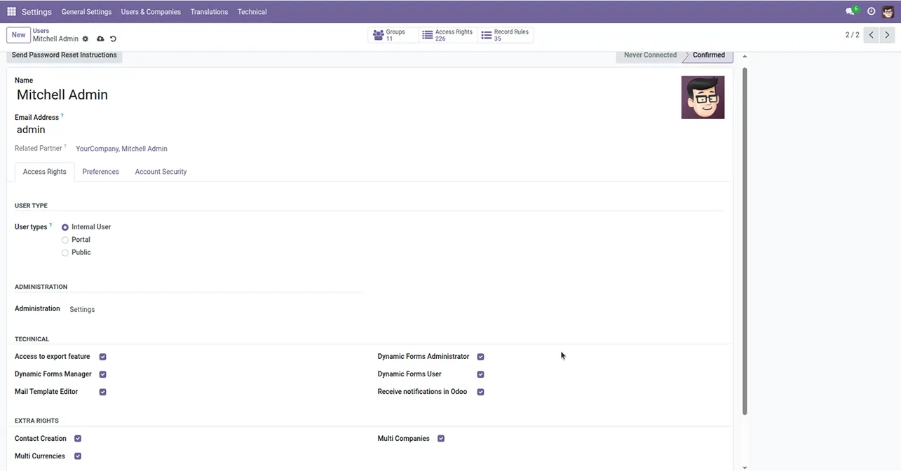 Admin & Advanced Settings FormFlow