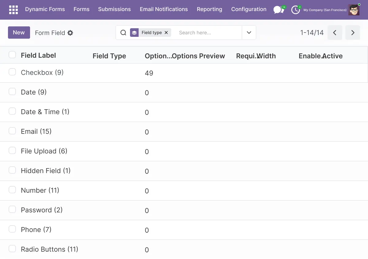 Field Types & Validation - Flexible Inputs