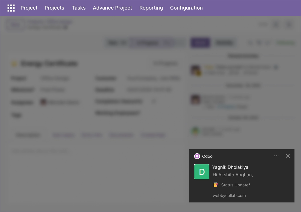 Instant Task Update Notifications