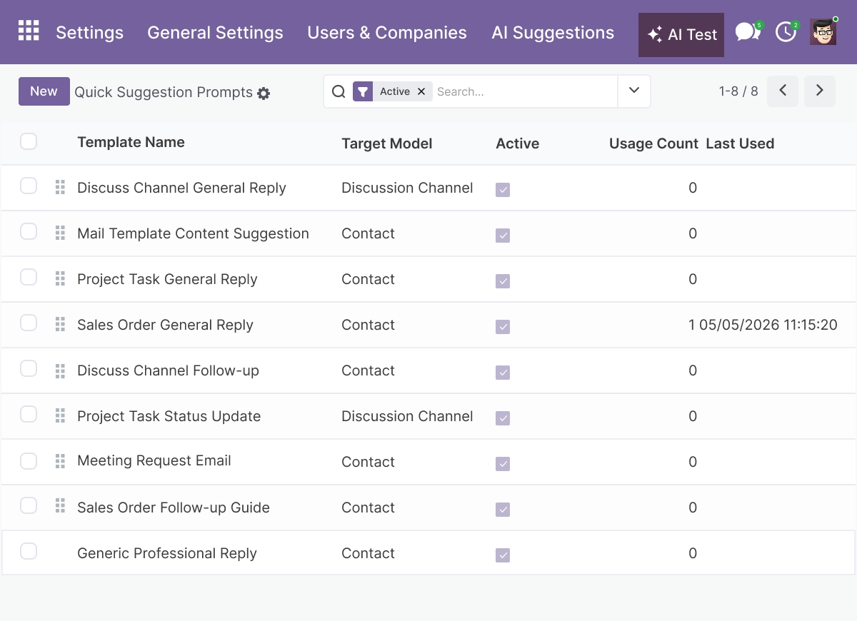 Quick Suggestion Prompts - One-Click Replies and Follow-Ups