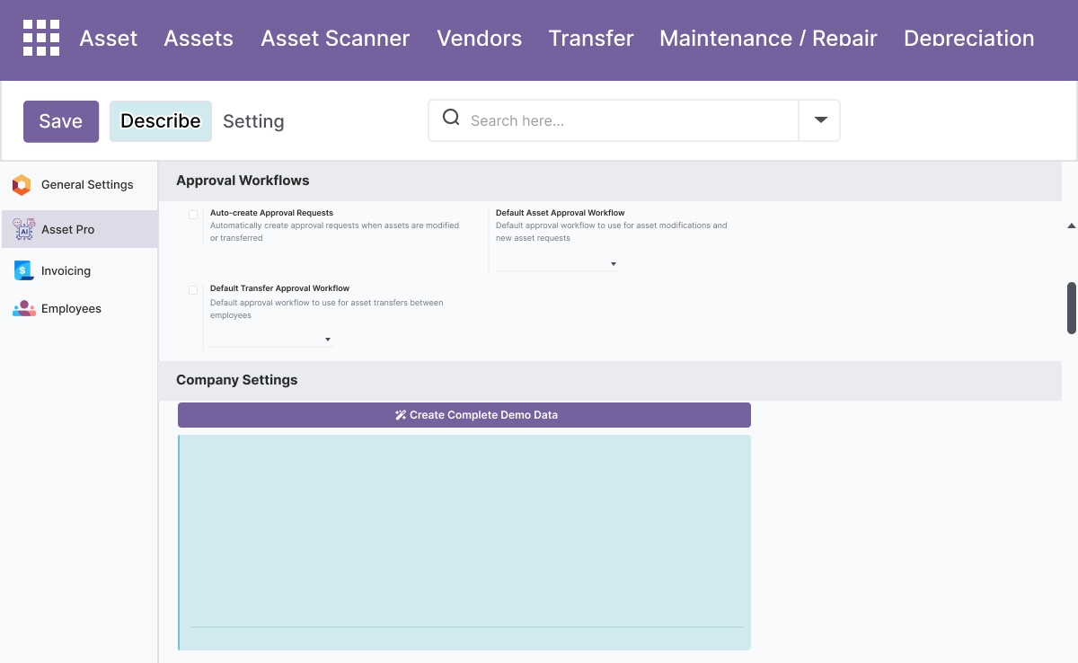 Automated Depreciation Management
