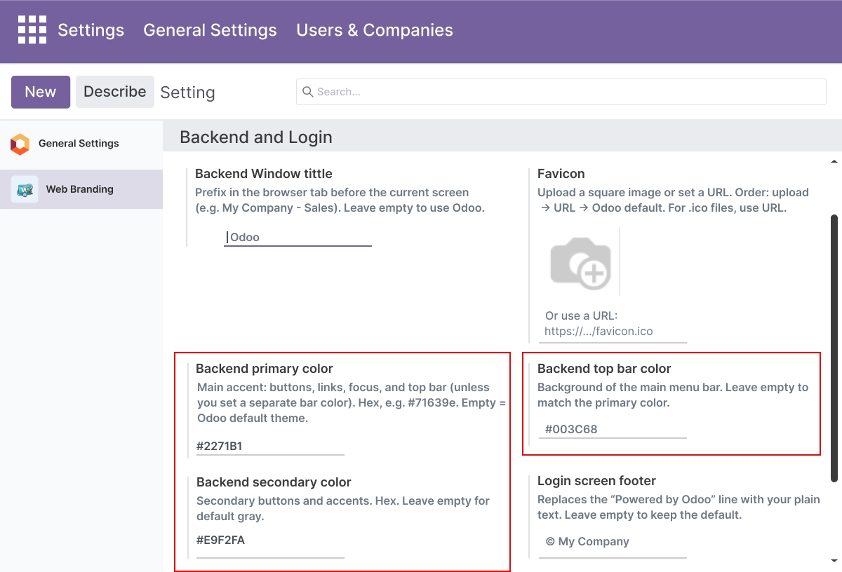 Backend Color Theming - Centralized Color Control