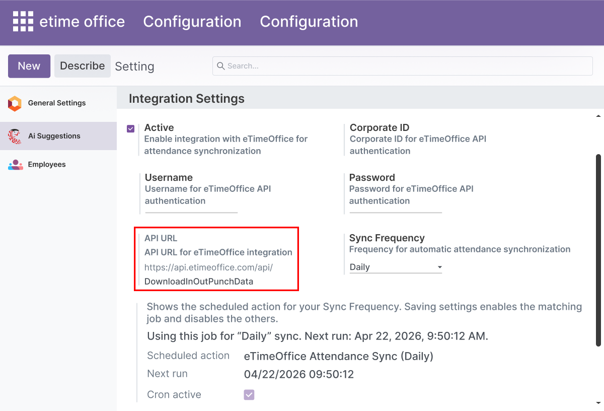Centralize API Configuration in Settings