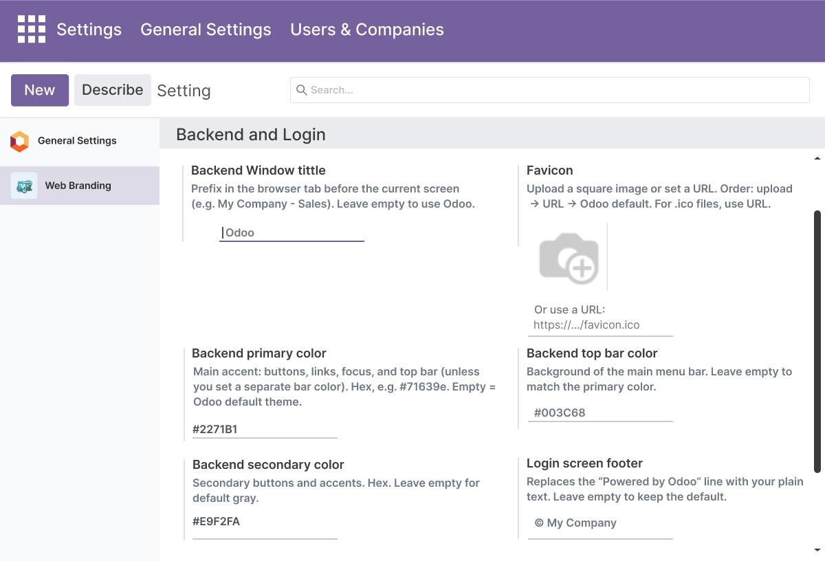 Color Theme - Apply Your Brand Colors to the Login Page