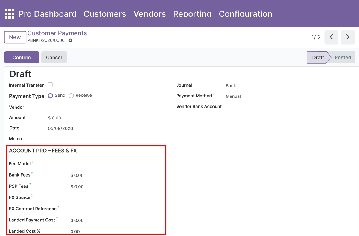 Fees, FX, and Treasury Management