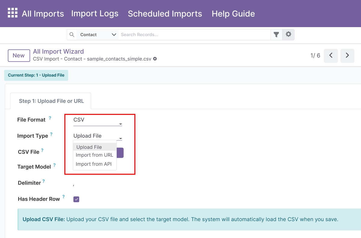Flexible Import Modes - Create, Update, or Both