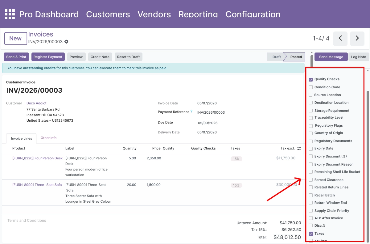 Invoice Communication Profile