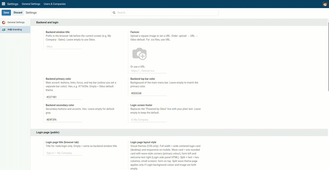 Login Link Management - Control What Appears on Your Login Screen