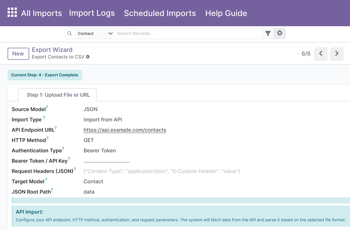 REST API Integration - External Data Sources