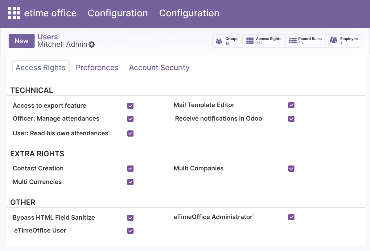 Role-Based Security Groups