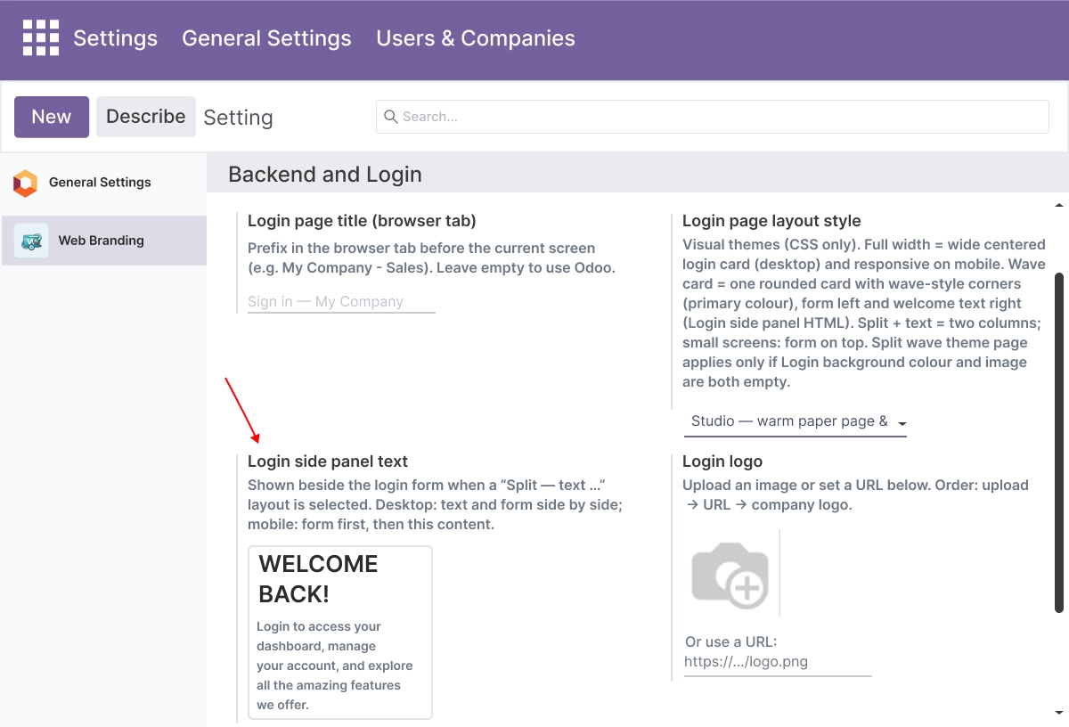 Side Panel Content & Branding  Automation