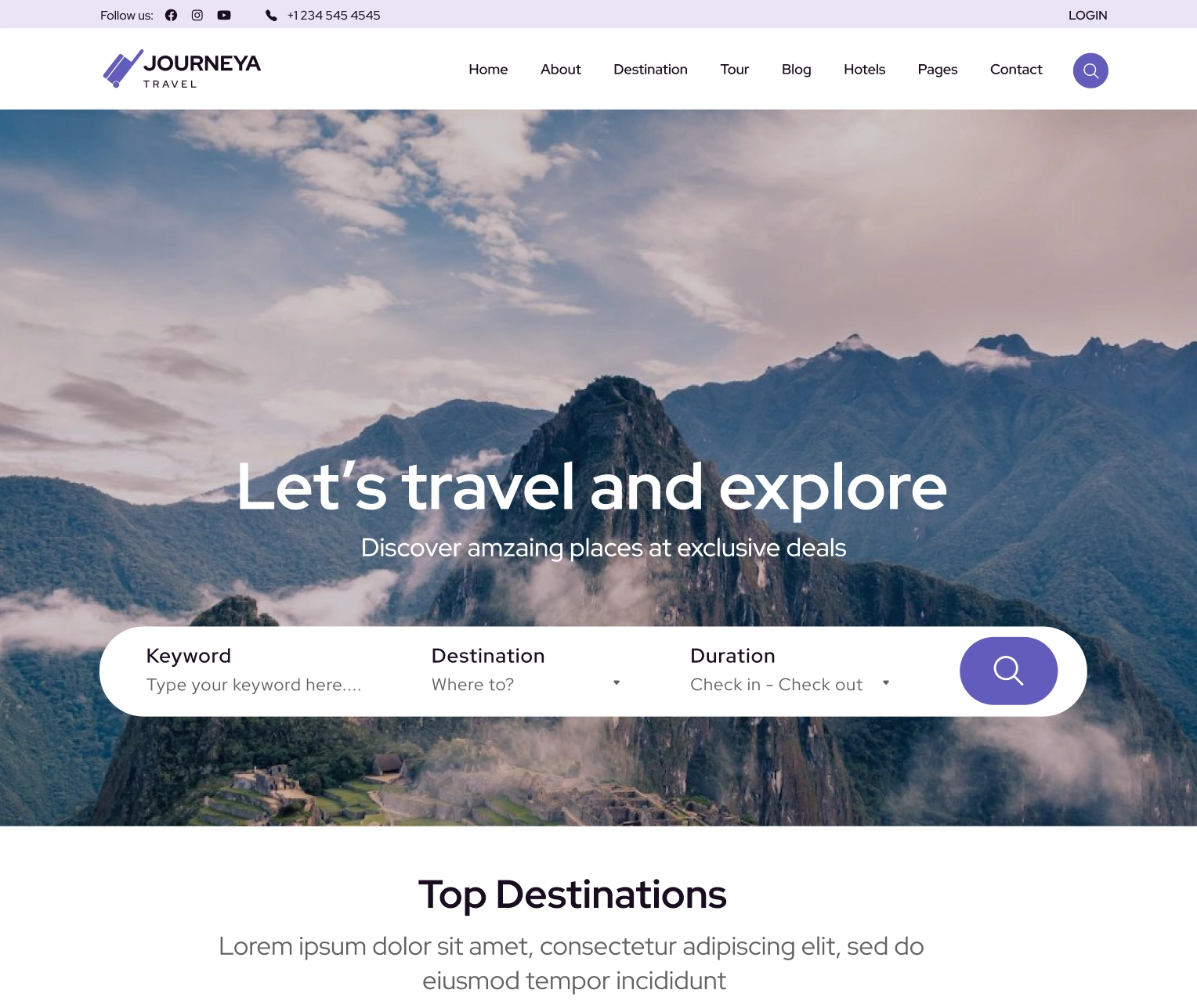 Journeya — HTML Template for Travel, Tourism & Hospitality Brands,Journeya — Figma UI Kit for Travel, Tourism & Hospitality Brands,Journeya — Next.js Template for Travel Agencies, Tours & Vacation Booking