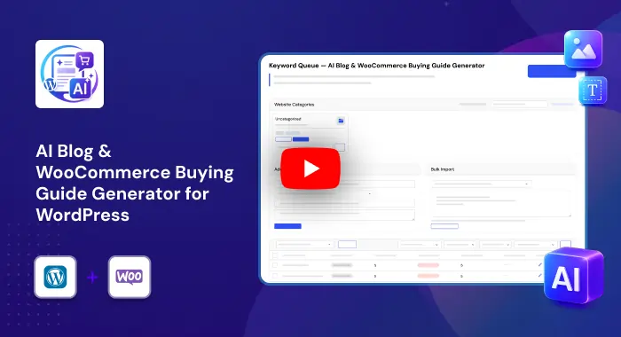 AI Blog & WooCommerce Buying Guide Generator for WordPress
