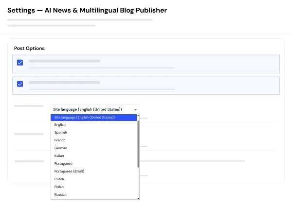 Multilingual Content Generator