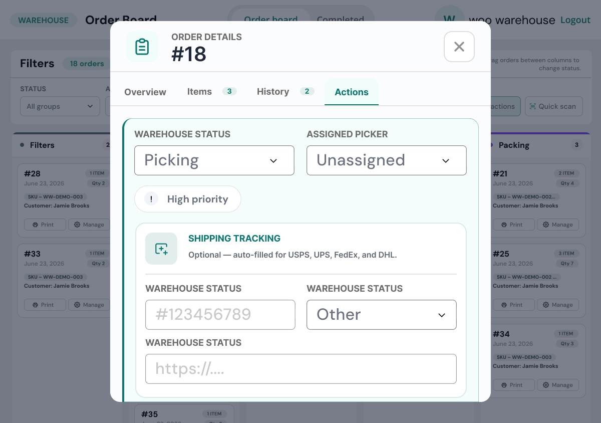 Picker Assignment & Staff Management