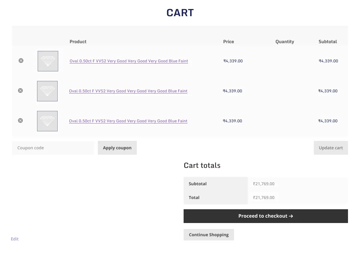 WooCommerce Shopping
