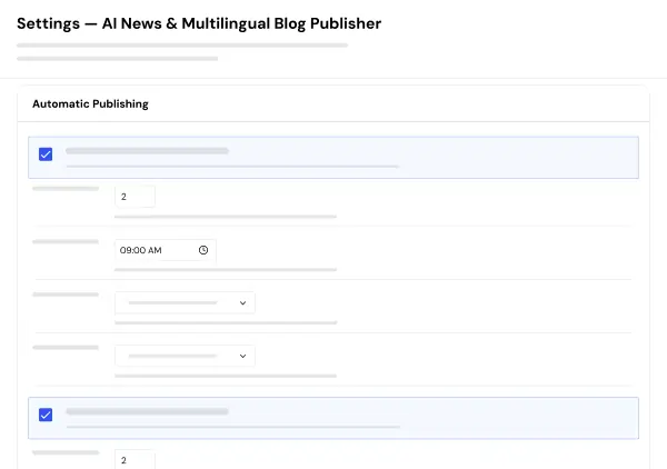 WordPress Publishing Automation